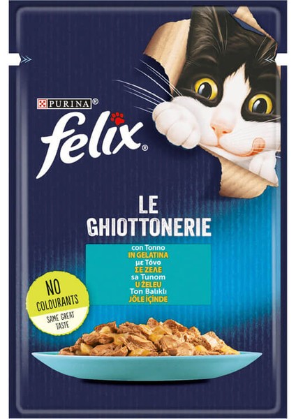 Felix Ton Balıklı Yaş Kedi Maması 85GR 13 Adet Pouch Kedi Konserve Kedi Islak Maması