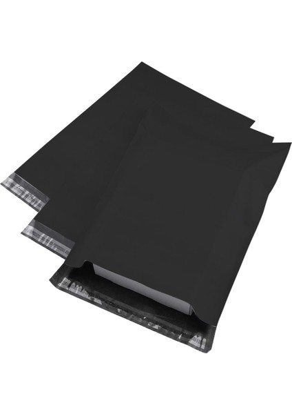 -24 x 27+4 cm - Siyah Renk - Kargo Poşeti(500 Adet)