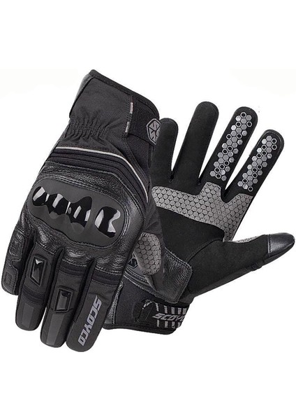 MC94 Siyah Kışlık Motosiklet Eldiveni