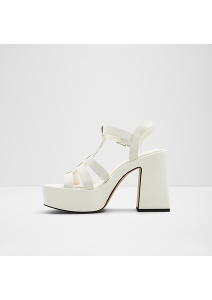 Jenı Sandalet Yüksek Topuklu Sandalet - Beyaz modelleri
