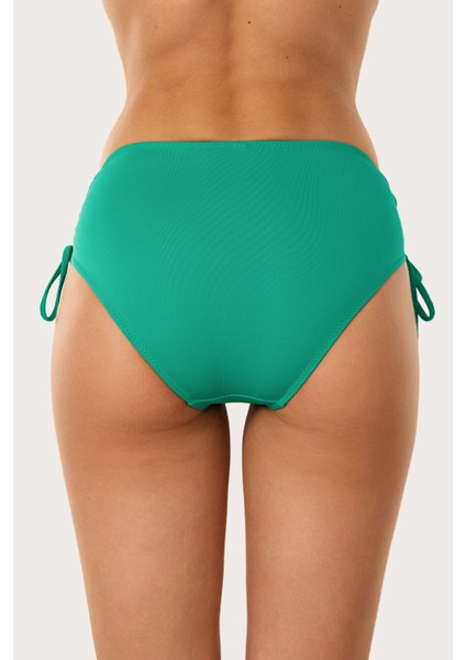 63059 Nil Yeşili Yüksek Bel Bikini Altı