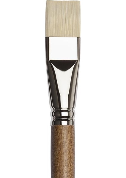 Artists' Sentetik Sert Kıl Uzun Saplı Kısa Yassı Fırça No:12