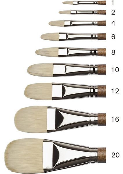 Artists' Sentetik Sert Kıl Uzun Saplı Kedi Dili Fırça No:1 modelleri