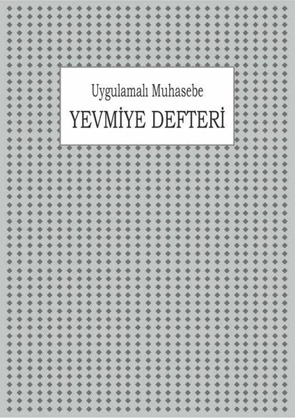 Uygulamalı Yevmiye Defteri Karton Kapak