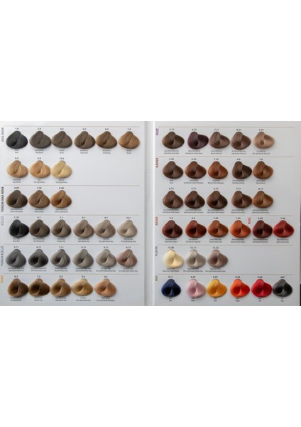 9.5 Maun Sarısı Saç Boyası 60 G Tüp modelleri