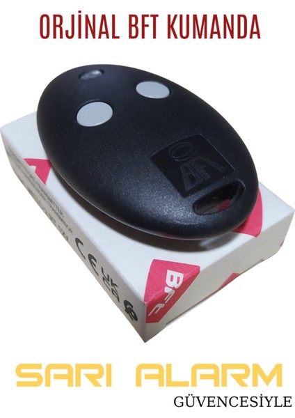 Sarı Alarm Orjinal Bft Mitto Kumanda
