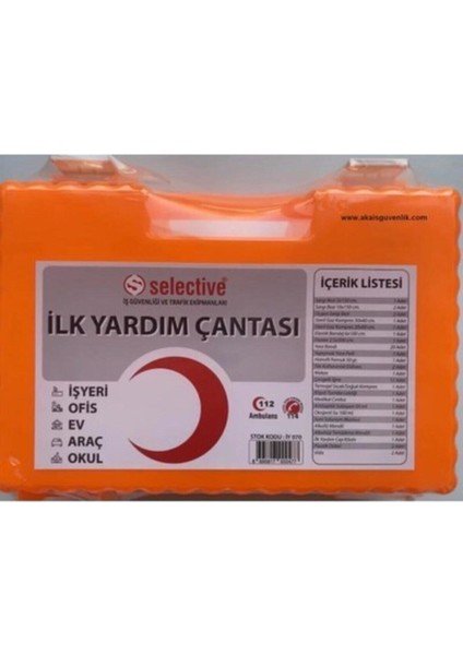 Ilk Yardım Çantası Seti Ilk Yardım