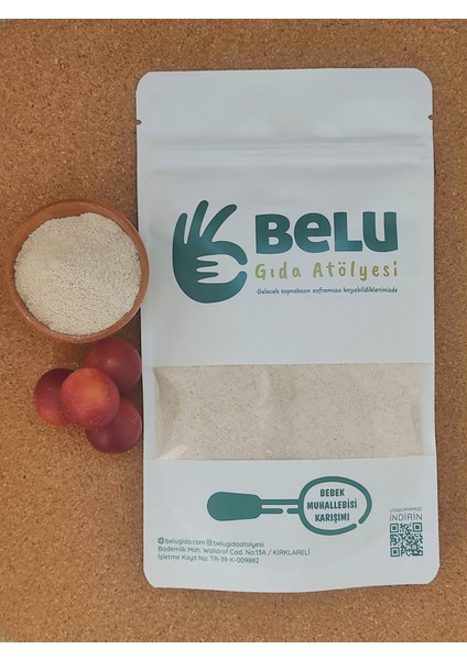Bebek Muhallebisi Erikli + 8 Ay Katkısız