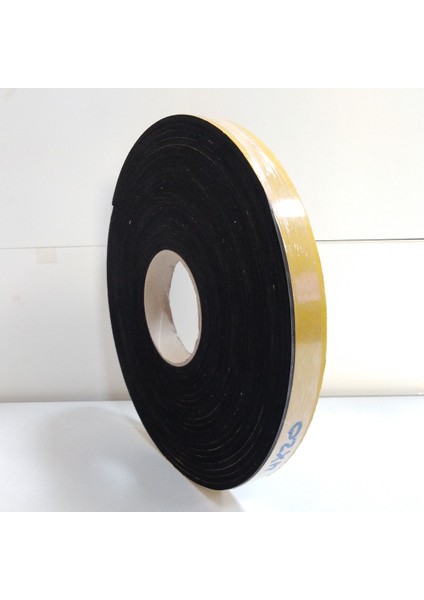 Kapı Pencere Bandı Yapışkan Sünger 4 mm Kalınlık 20 mm Genişlik 10 Metre Uzunluk / Epdm-4*20