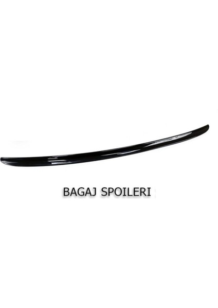 Arka Bagaj Spoiler 115CM Parlak Siyah Bagaj Çıtası Tüm Araçlara Spoyler Ayni Gun Kargo