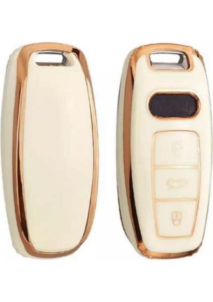 Şenyıldız Aksesuar Audi A6 A7 A8 E-Tron Q8 C8 A3 Anahtar Koruma Kılıfı