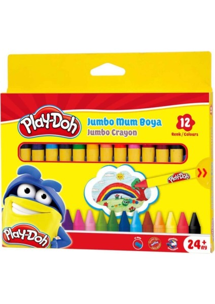 Mum Pastel Boya Crayon Yuvarlak 12 Renk