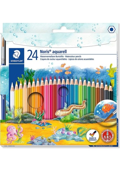 Noris Aquarell Kuru Boya 24 Renk