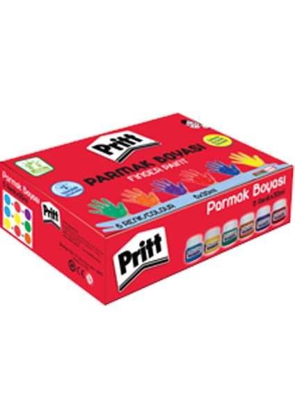 Parmak Boyası 30 ml 6 Renk