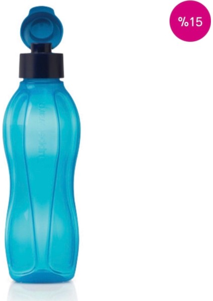 Suluk Plastik Tupperware 750 ml Mavi Kolay Kapak