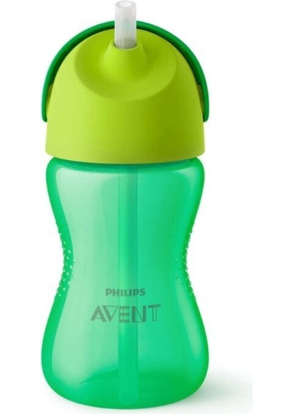 Yeşil Pipetli Bardak 300 ml Suluk 12+ SCF798/01