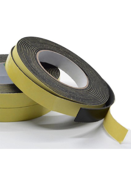 Kapı Pencere Bandı Yapışkan Sünger 4 mm Kalınlık 35 mm Genişlik 10 Metre Uzunluk / Epdm-4*35