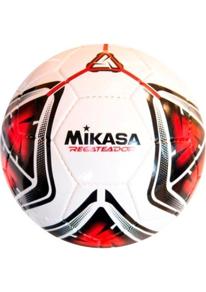 Mıkasa El Dikişli Halı Saha Futbol Topu Regateador5-R Beyaz-Kırmızı