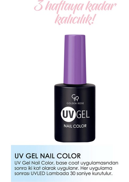 Golden Rose Uvgel Nail Color Kalıcı Oje 134