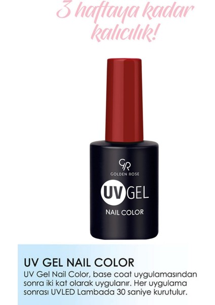 Golden Rose Uvgel Nail Color Kalıcı Oje 126