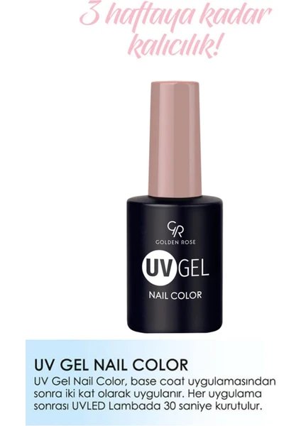 Golden Rose Uvgel Nail Color Kalıcı Oje 120