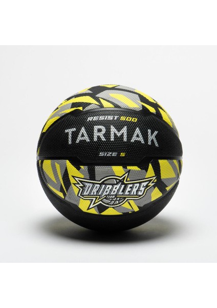 Basketbol Topu - 5 Numara - Siyah / Gri / Sarı - R500. 5 Numara -