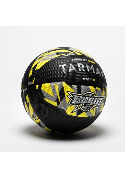 Basketbol Topu - 5 Numara - Siyah / Gri / Sarı - R500. 5 Numara -