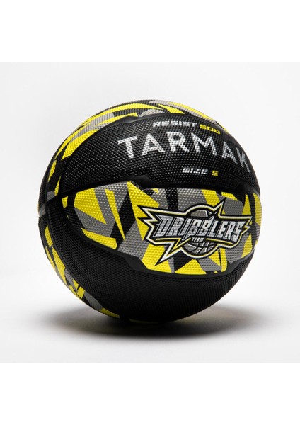 Basketbol Topu - 5 Numara - Siyah / Gri / Sarı - R500. 5 Numara -