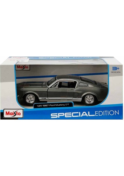 1:24 Maisto Ford Mustang 1967 Model Araba - Gri