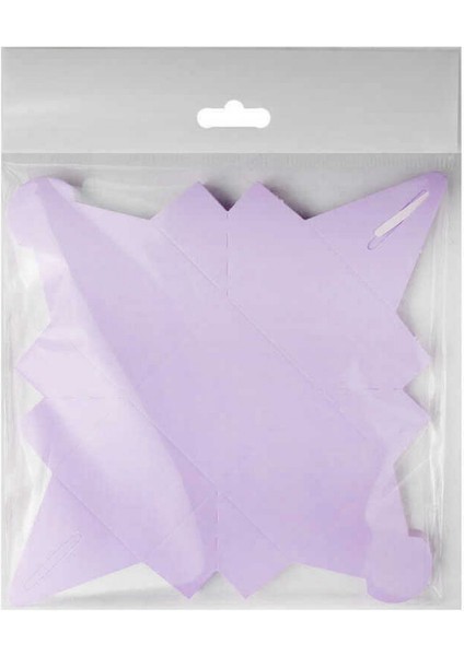Lokumluk Karton Kutu Makaron Lila Pk:25 fiyatları