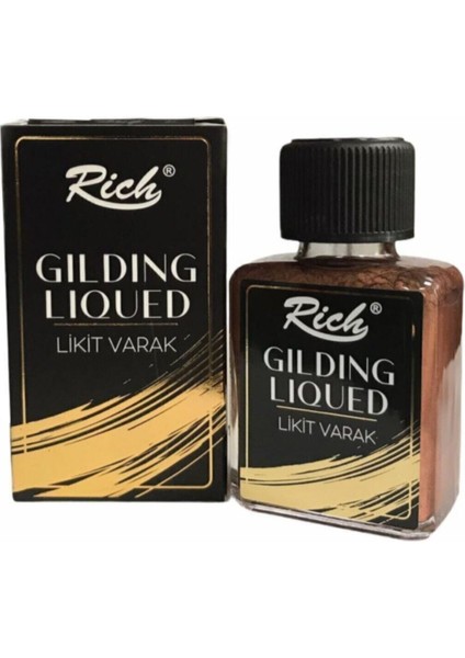 Bakır Likit Varak (Gilding Liqued ) 75CC ( Yeni Ürün )