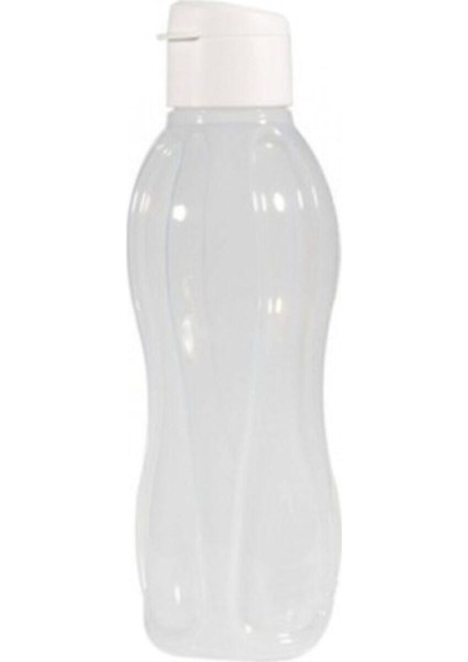 Eco Şişe 1 Litre Beyaz Pratik Kapak
