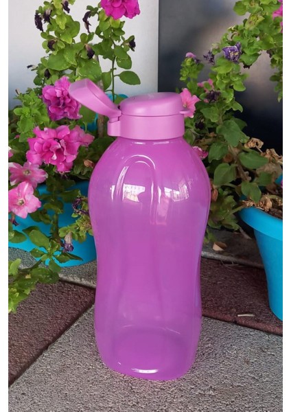 2 Lt Koyu Pembe Eko Şişe (Kulplu)