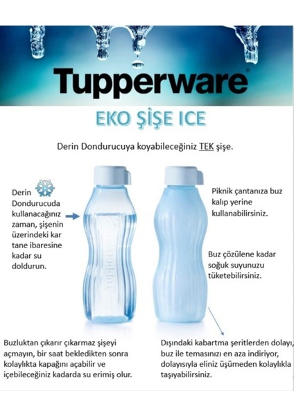 Turkuaz Şişe Ice 880 ml ( Buzluk Için Özel Üretilmiştir ) fiyatları