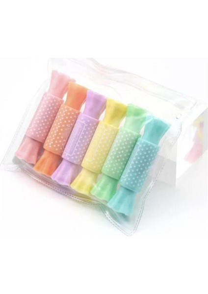 Kırtasiye Şeker Şekilli 6lı Fosforlu Kalem Seti fiyatları