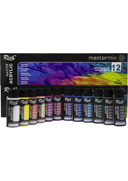 Master Mix Akrilik Boya Seti 12X60ML