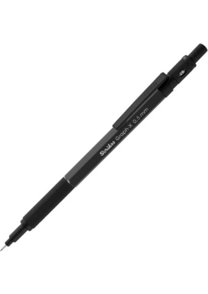 Graph-X Metal Versatil Kalem 0.5 Mat Siyah