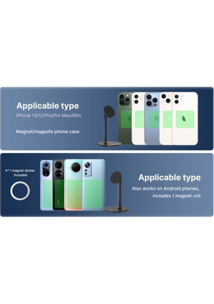 HP002 Manyetik Masaüstü Apple iPhone Standı Ulanzi fırsatları