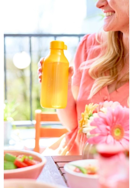 Eco Şişe Kare 500 ml Turuncu fırsatları