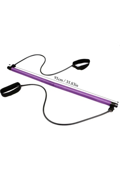 Bimarket Squat Pilates Studio Evde Spor Egzersiz Çubuğu Squat Pilates Barı Plates