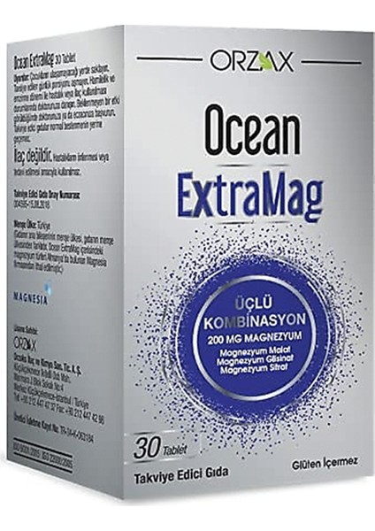 Ocean ExtraMag 30 Tablet indirimleri