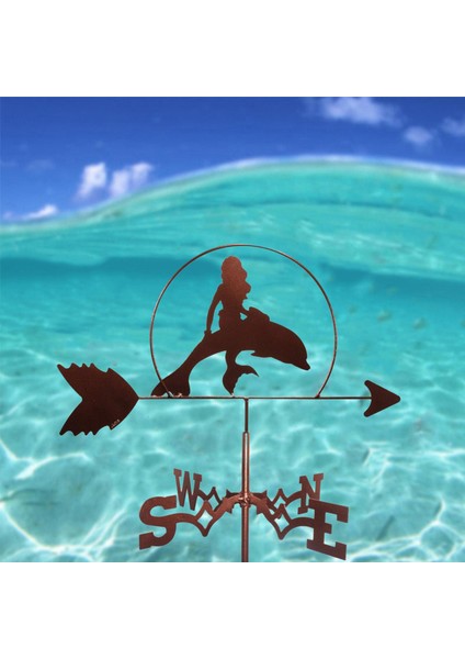 Dekoratif Paslanmaz Demir Deniz Kızı Hava Kanadı Dekor Süs (Yurt Dışından) modelleri