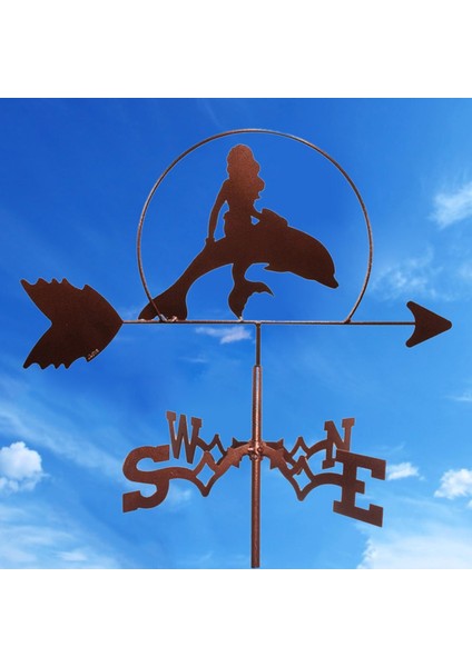 Dekoratif Paslanmaz Demir Deniz Kızı Hava Kanadı Dekor Süs (Yurt Dışından) fırsatları