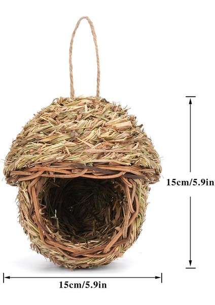 Sinek Kuşu Ev Dokuma Yuva Bahçe Ev Dekor 15X15CM (Yurt Dışından) fiyatları