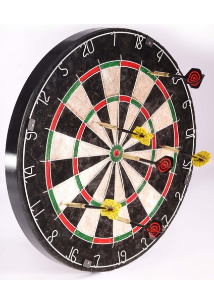 Sisal Dart Seti 45 cm (18 Inç) Büyük Boy + 6 Dart Oku (18 Gr) Hedef Tahtası modelleri