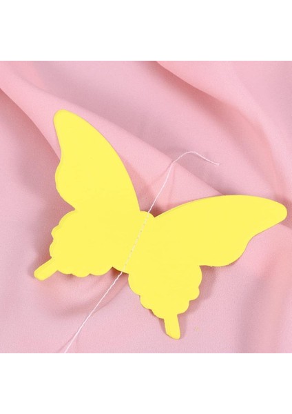 Düğün Doğum Günü Parti Dekoru Kağıt Kelebek Dizesi Altın Sarısı indirimleri