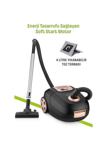 Avantajlı Ikili Set Paketi Toz Torbalı Elektrikli Süpürge Seramik Tabanlı Buharlı Ütü fiyatları