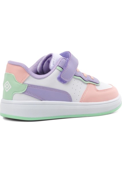533 Beyaz-Pudra-Lila Cırt Cırtlı Çocuk Spor Ayakkabı fırsatları