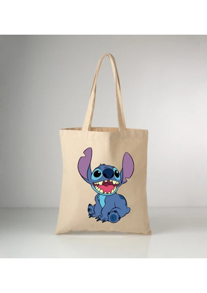 Stitch Tasarım Tote Bez Çanta