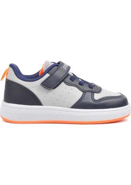 521 P Lacivert-Turuncu Erkek Çocuk Sneaker